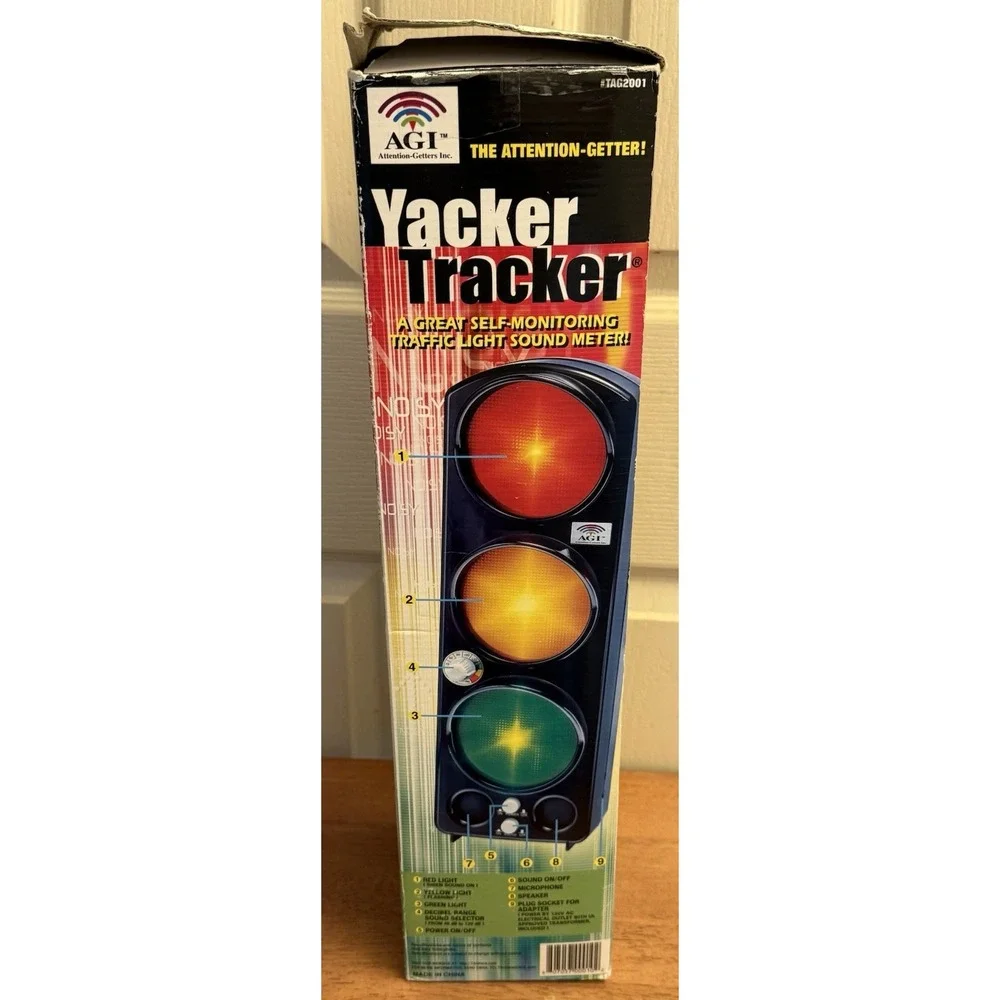 YACKER TRACKER TAG2001 Original Signal Light, Traffic Light Sound Meter Tested